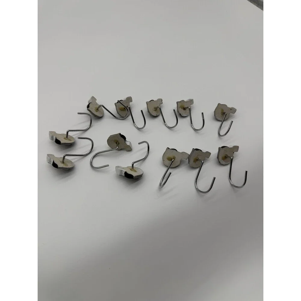 Dallas Cowboys Pre Owned Shower Curtain Rings Metal (12) Set